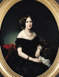 Portrait de la baronne de Weisweiller, 1853